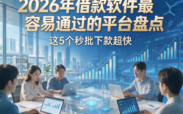 2026年借款软件最容易通过的平台盘点，这5个秒批下款超快！