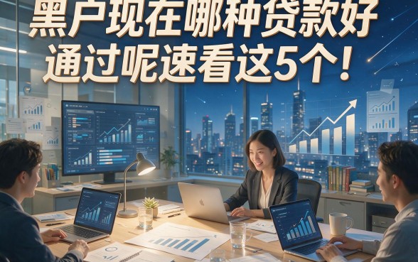 黑户现在哪种贷款好通过呢速看这5个！本文为您详细解析！