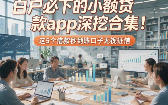白户必下的小额贷款app深挖合集！这5个借款秒到账口子无视征信