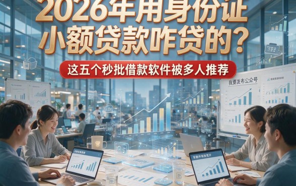 2026年用身份证小额贷款咋贷的？这五个秒批借款软件被多人推荐！