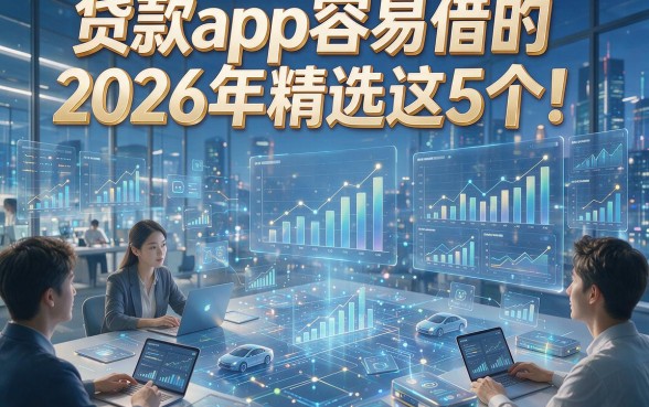 贷款app容易借的2026年精选这5个！本文为您详细盘点！