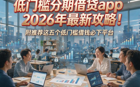 低门槛分期借贷app2026年最新攻略！附推荐这五个低门槛借钱必下平台