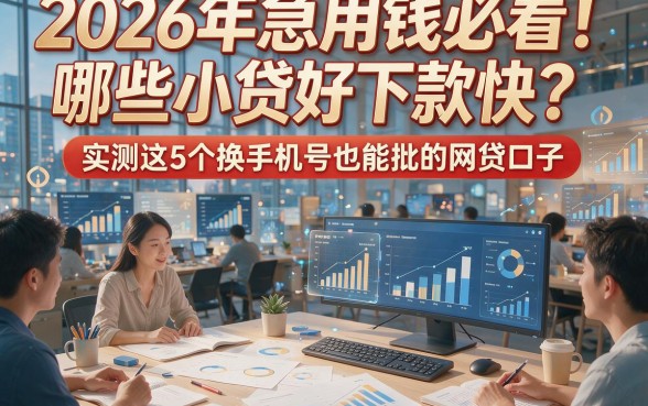2026年急用钱必看！哪些小贷好下款快？实测这5个换手机号也能批的网贷口子