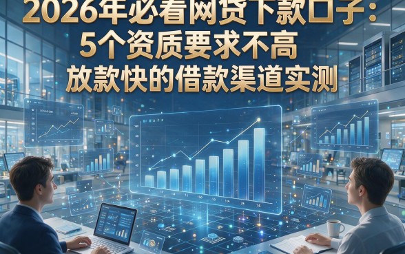 2026年必看网贷下款口子：5个资质要求不高、放款快的借款渠道实测