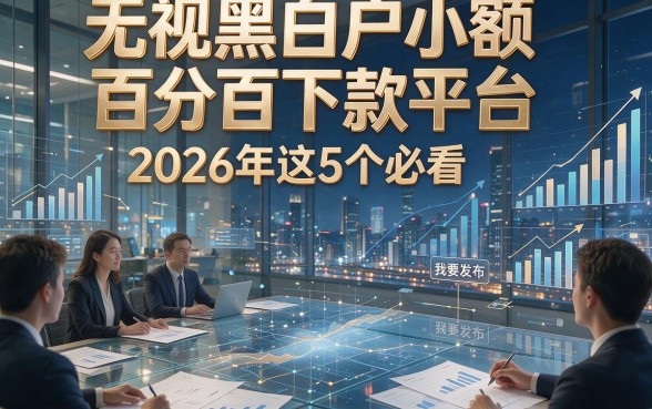 无视黑白户小额百分百下款平台，2026年这5个必看！