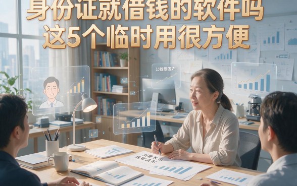 身份证就借钱的软件吗这5个临时用很方便，详细解析在这里！