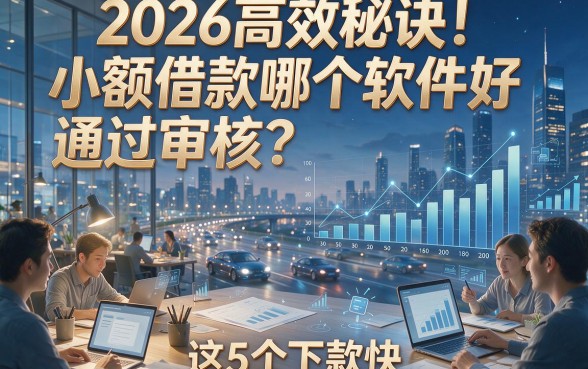2026高效秘诀！小额借款哪个软件好通过审核？这5个下款快
