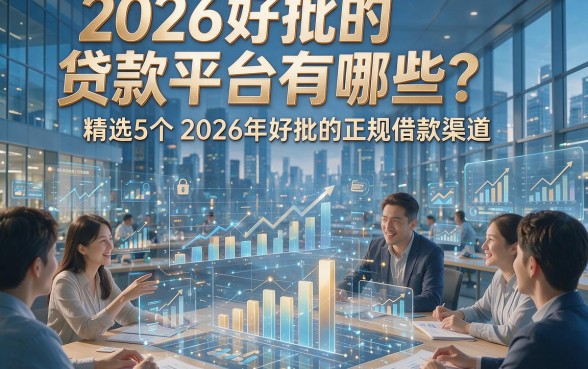 2026好批的贷款平台有哪些？精选5个2026年好批的正规借款渠道