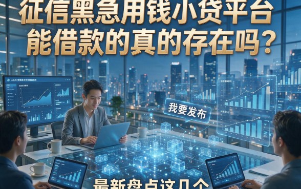 征信黑急用钱小贷平台能借款的真的存在吗？最新盘点这几个！