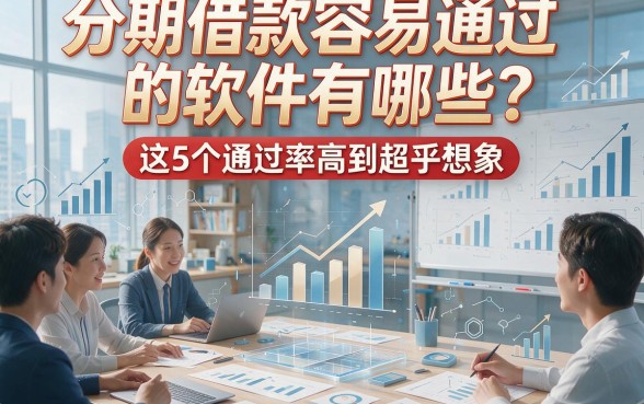 分期借款容易通过的软件有哪些？这5个通过率高到超乎想象！