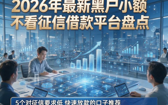 2026年最新黑户小额不看征信借款平台盘点，附5个对征信要求低且快速放款的口子推荐