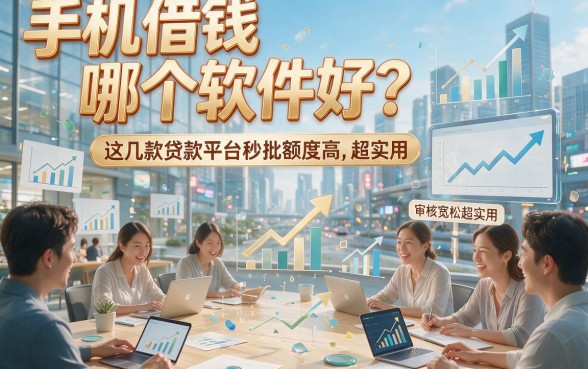 手机借钱哪个软件好？这几款贷款平台秒批额度高、审核宽松超实用