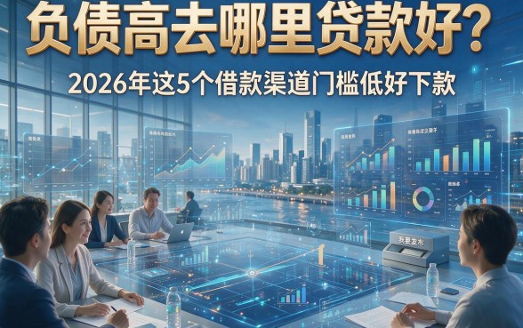 负债高去哪里贷款好？2026年这5个借款渠道门槛低好下款