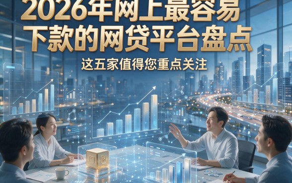2026年网上最容易下款的网贷平台盘点，这五家值得您重点关注！