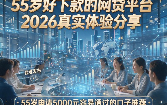 55岁好下款的网贷平台2026真实体验分享，附5个55岁申请5000元容易通过的口子推荐