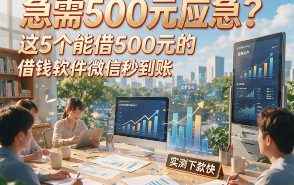 急需500元应急？这5个能借500元的借钱软件微信秒到账，实测下款快！