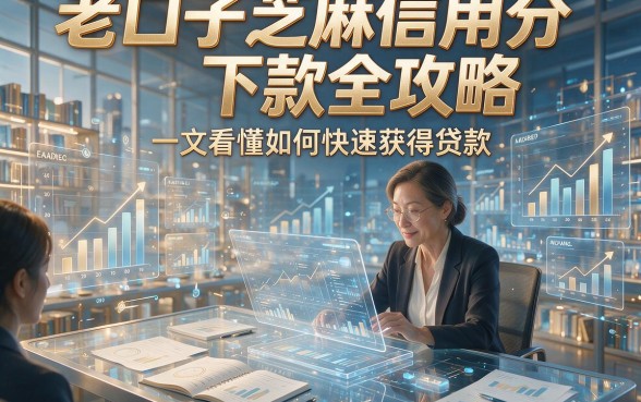 老口子芝麻信用分下款全攻略，一文看懂如何快速获得贷款！