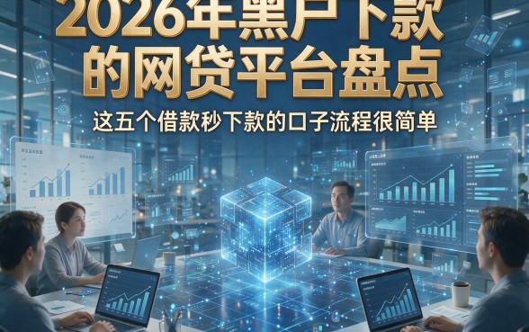 2026年黑户下款的网贷平台盘点，这五个借款秒下款的口子流程很简单