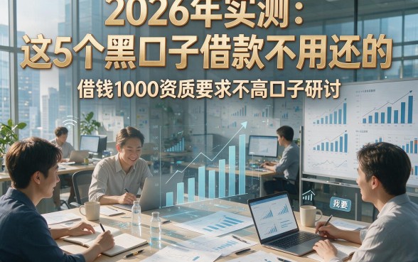 2026年实测：这5个黑口子借款不用还的，借钱1000资质要求不高口子研讨