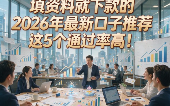 填资料就下款的2026年最新口子推荐，这5个通过率高！本文为您详细盘点！