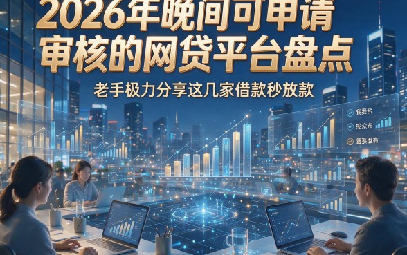 2026年晚间可申请审核的网贷平台盘点，老手极力分享这几家借款秒放款