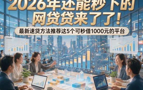 2026年还能秒下的网贷来了！最新速贷方法推荐这5个可秒借1000元的平台