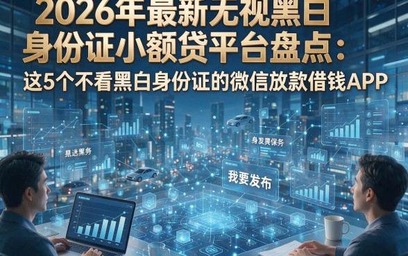 2026年最新无视黑白身份证小额贷平台盘点：这5个不看黑白身份证的微信放款借钱APP