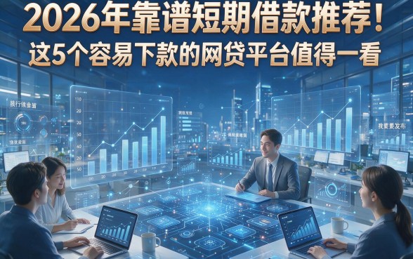 2026年靠谱短期借款推荐！这5个容易下款的网贷平台值得一看