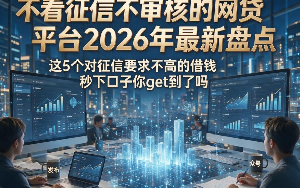 不看征信不审核的网贷平台2026年最新盘点，这5个对征信要求不高的借钱秒下口子你get到了吗！