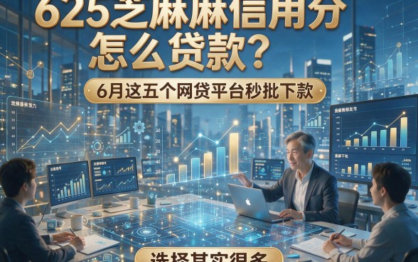 625芝麻信用分怎么贷款？6月这五个网贷平台秒批下款，选择其实很多！