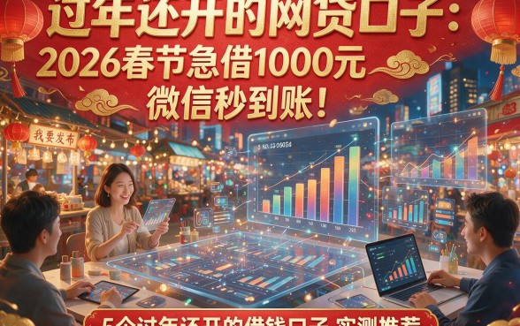 过年还开的网贷口子：2026春节急借1000元微信秒到账！5个过年还开的借钱口子实测推荐