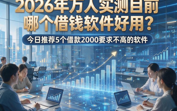 2026年万人实测目前哪个借钱软件好用？今日推荐5个借款2000要求不高的软件