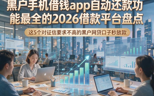 黑户手机借钱app自动还款功能最全的2026借款平台盘点，这5个对征信要求不高的黑户网贷口子秒放款