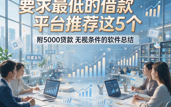 要求最低的借款平台推荐这5个，附5000贷款无视条件的软件总结