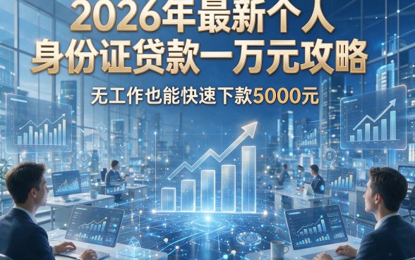 2026年最新个人身份证贷款一万元攻略，无工作也能快速下款5000元！