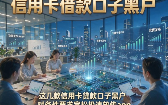 信用卡借款口子黑户，这几款信用卡贷款口子黑户对条件要求宽松极速放款app