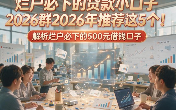 烂户必下的贷款小口子2026群2026年推荐这5个！解析烂户必下的500元借钱口子