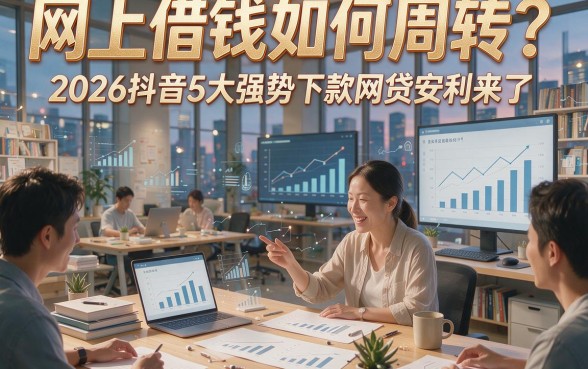 网上借钱如何周转？2026抖音5大强势下款网贷安利来了！