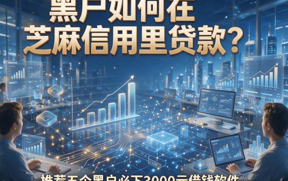 黑户如何在芝麻信用里贷款？推荐五个黑户必下3000元借钱软件