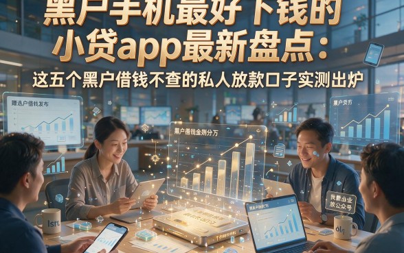 黑户手机最好下钱的小贷app最新盘点：这五个黑户借钱不查的私人放款口子实测出炉