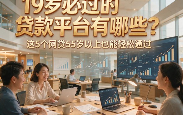 19岁必过的贷款平台有哪些？这5个网贷55岁以上也能轻松通过