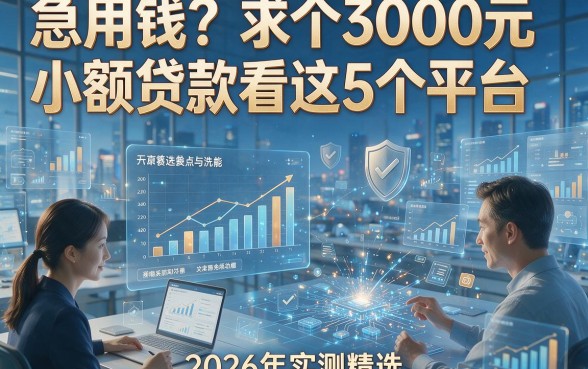 急用钱？求个3000元小额贷款看这5个平台，2026年实测精选！