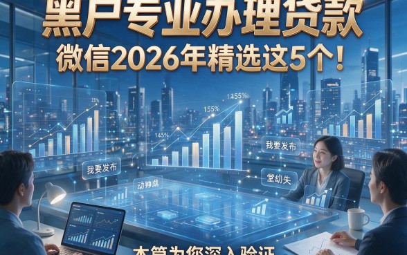 黑户专业办理贷款 微信2026年精选这5个！本篇为您深入验证！