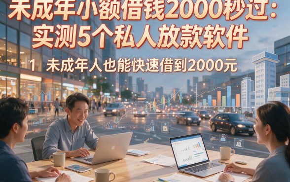 未成年小额借钱2000秒过：实测5个私人放款软件，未成年人也能快速借到2000元？