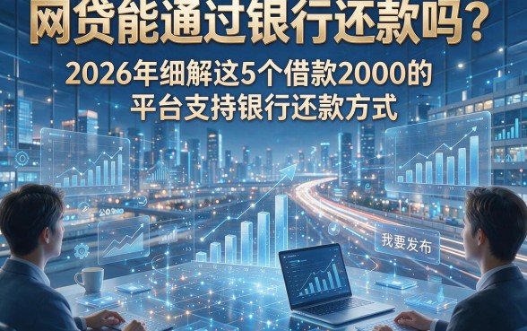 网贷能通过银行还款吗？2026年细解这5个借款2000的平台支持银行还款方式