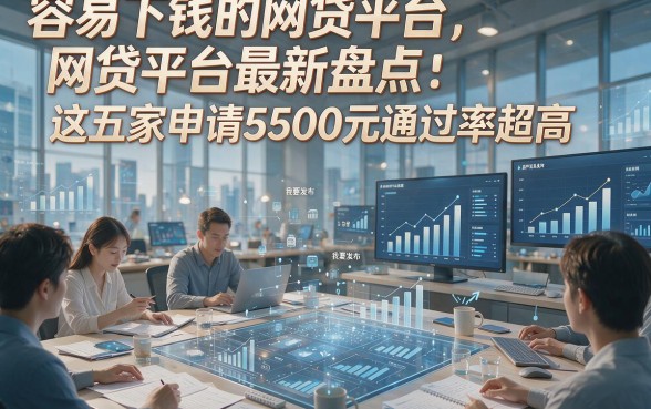 容易下钱的网贷平台最新盘点：这五家申请5500元通过率超高