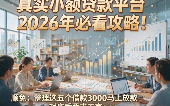 真实小额贷款平台2026年必看攻略！顺便整理这五个借款3000马上放款对资质要求不高app