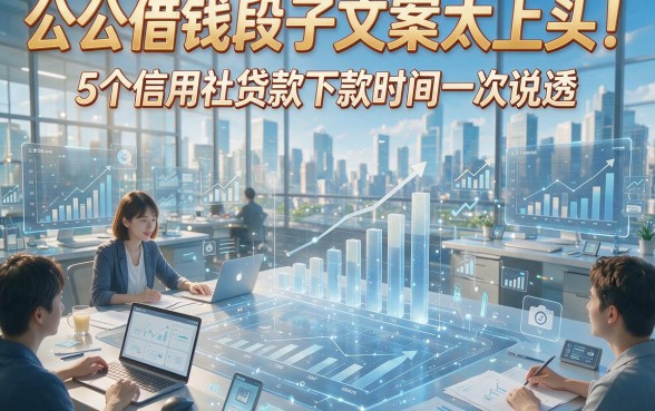 公公借钱段子文案太上头！5个信用社贷款下款时间一次说透
