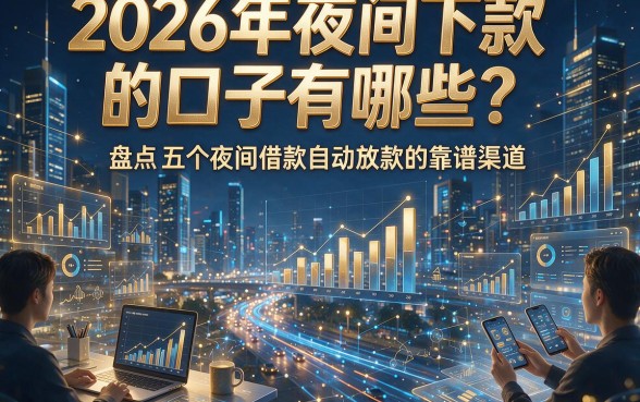 2026年夜间下款的口子有哪些？盘点五个夜间借款自动放款的靠谱渠道
