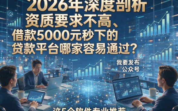 2026年深度剖析：资质要求不高、借款5000元秒下的贷款平台哪家容易通过？这5个软件专业推荐！